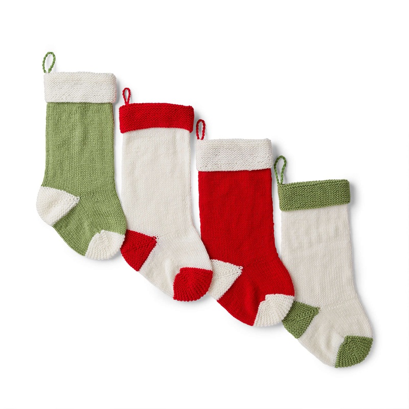 Red Heart Holiday Knit Stocking