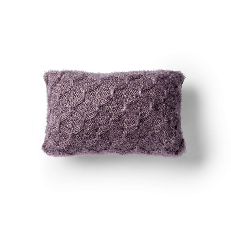 Red Heart In a Pinch Knit Pillow