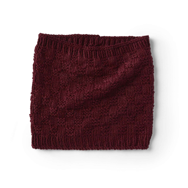 Red Heart Knit Keep Warm Cowl|Single Size