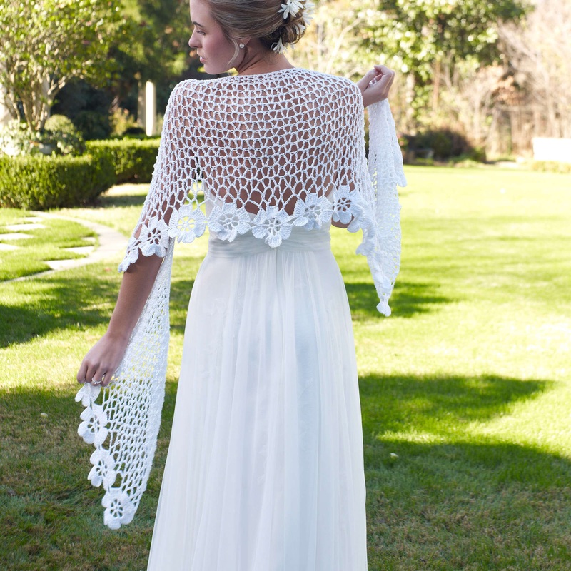 Aunt Lydia’s Crochet Bridal Shawl