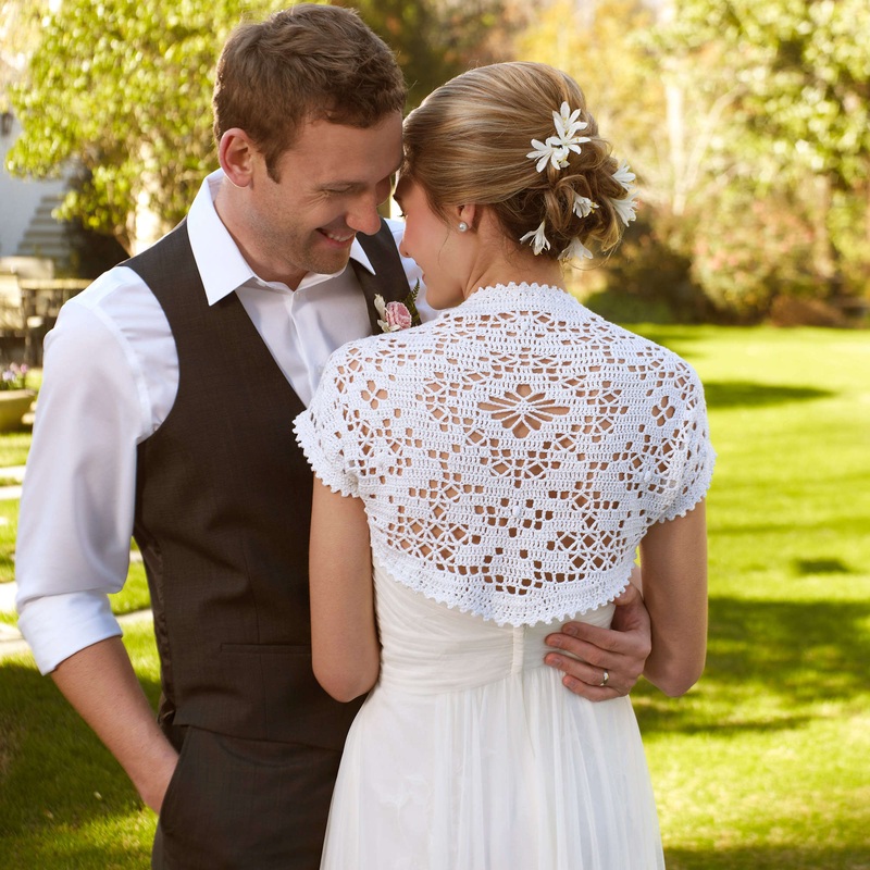 Aunt Lydia’s Crochet Bridal Shrug