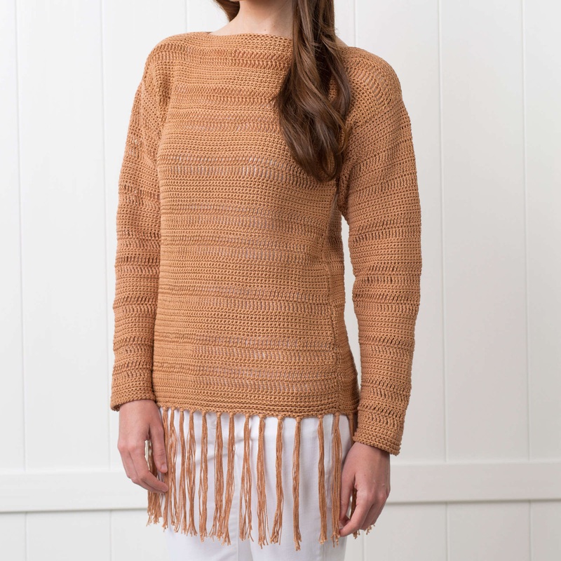Aunt Lydia’s Crochet Flower Hill Pullover