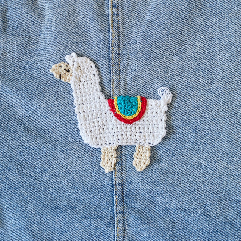 Aunt Lydia’s Crochet No Problem-ma Llama Applique