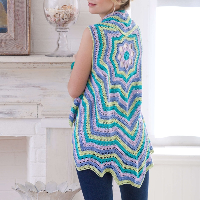 Aunt Lydia’s Crochet Rippling Vest