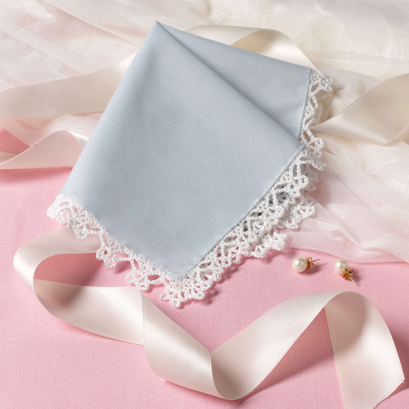 Aunt Lydia’s Crochet Something Blue Hanky