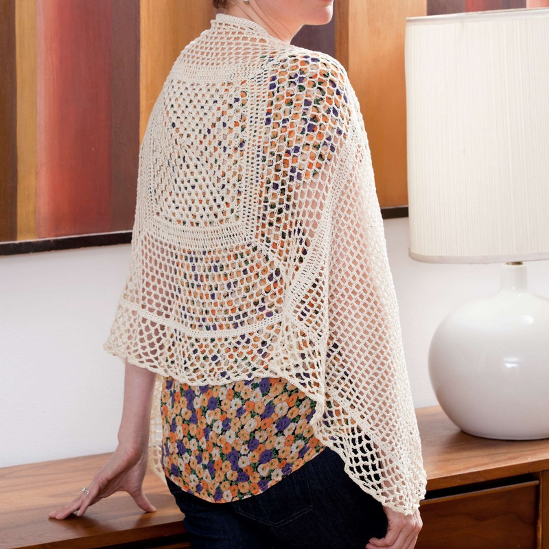 Aunt Lydia’s Crochet Square in Square Shawl