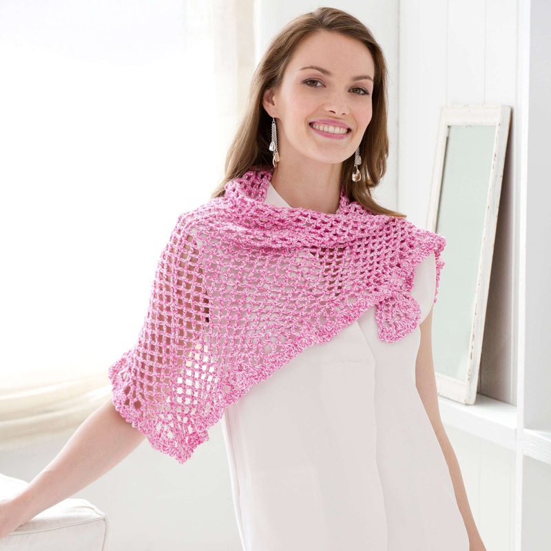 Aunt Lydia’s Crochet Summer Day’s Shawl