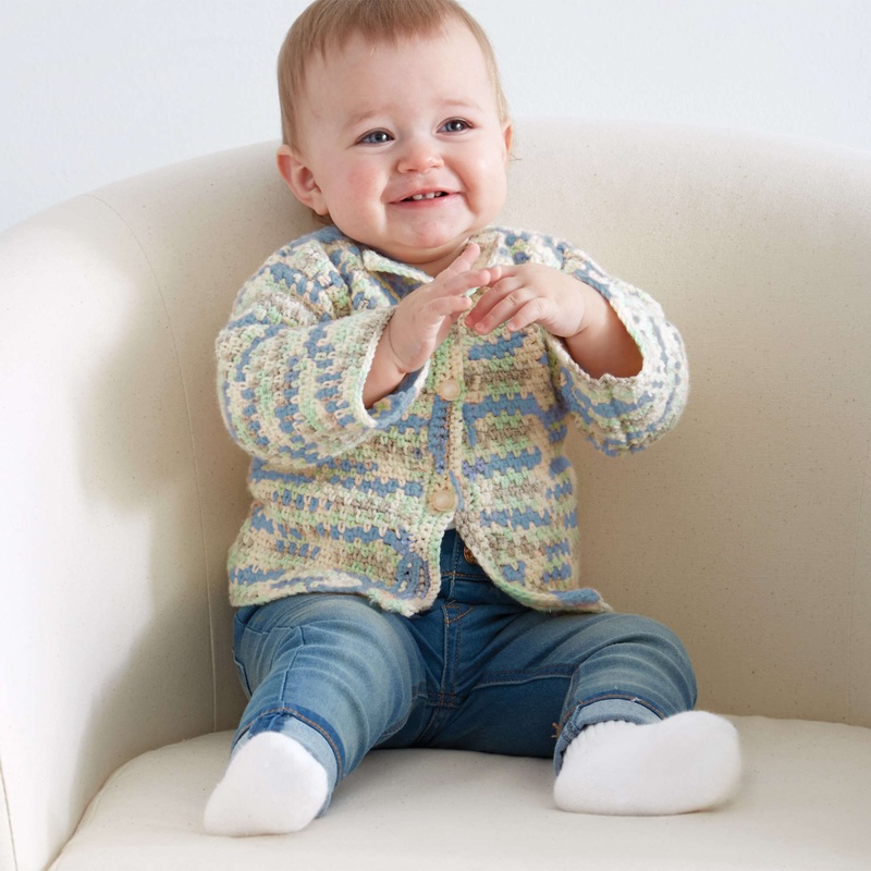 Bernat Baby’s First Crochet Cardigan