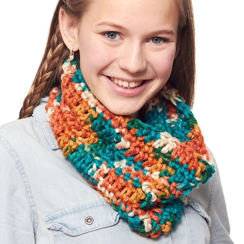 Bernat Basic Crochet Cowl|Single Size