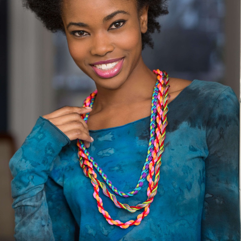 Red Heart Craft a Trio of Twists Necklaces