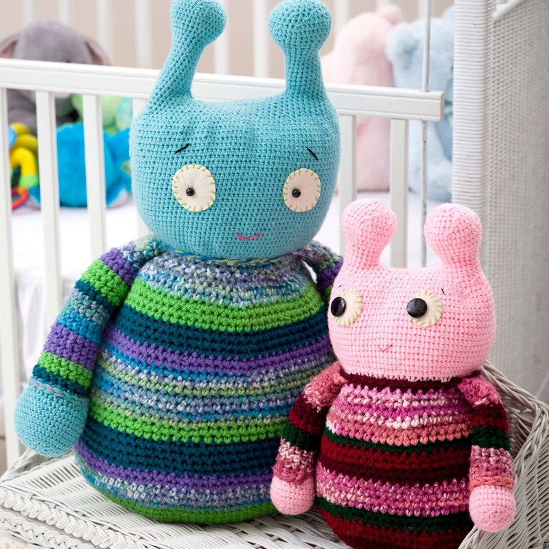 Red Heart Crochet Adorable Aliens