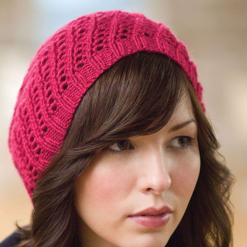 Red Heart Knit All Day Beret|Single Size