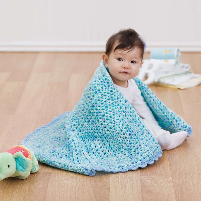 Red Heart Crochet Baby Lullaby Afghan