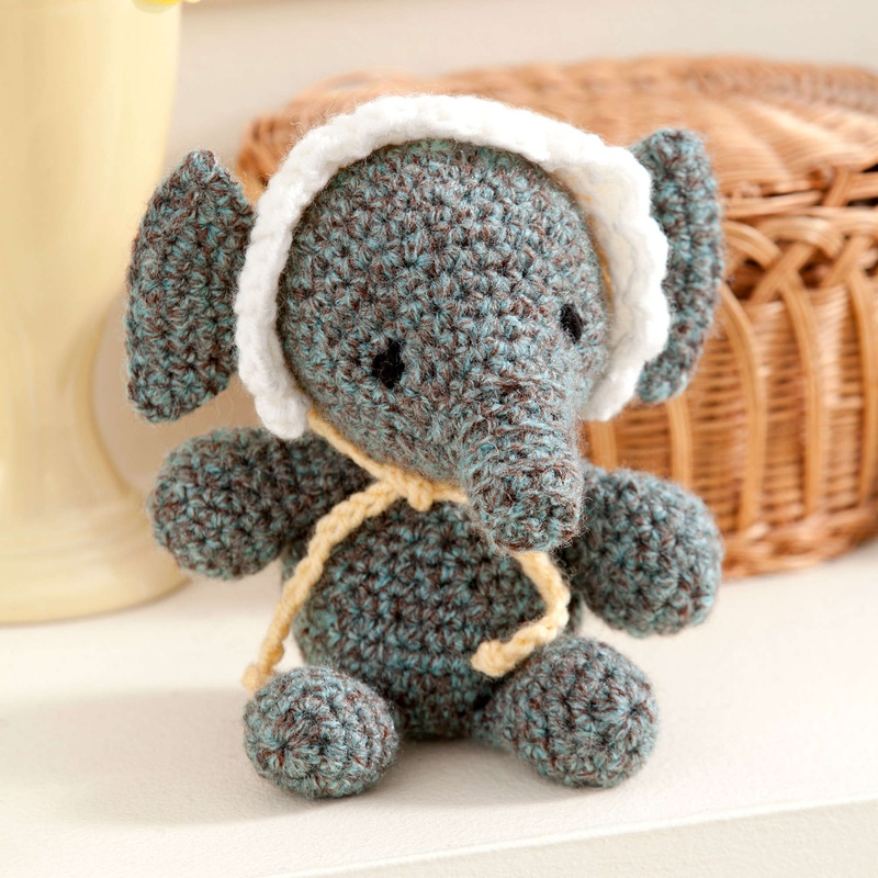 Red Heart Crochet Baby’s Elephant