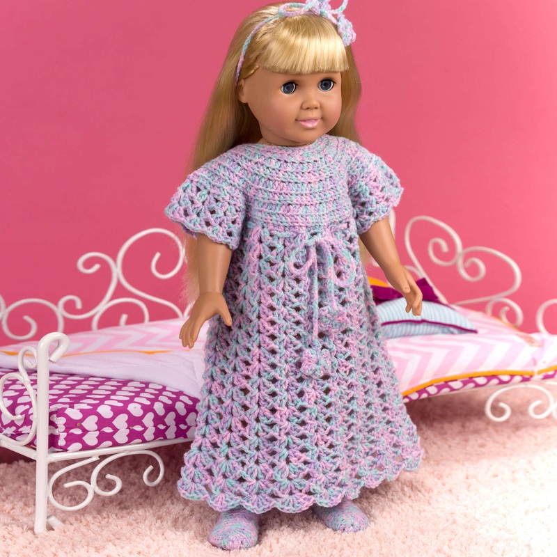 Red Heart Crochet Bedtime for Dolls