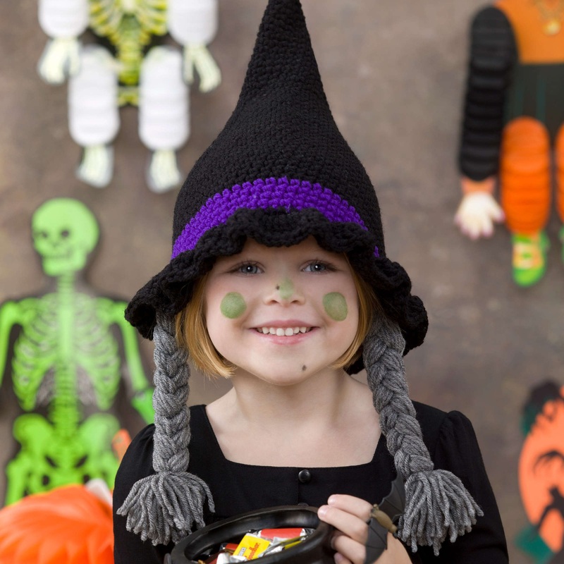 Red Heart Crochet Bewitching Hat