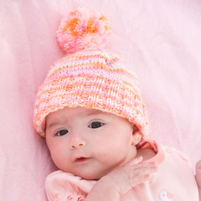 Red Heart Knit Baby’s First Hat