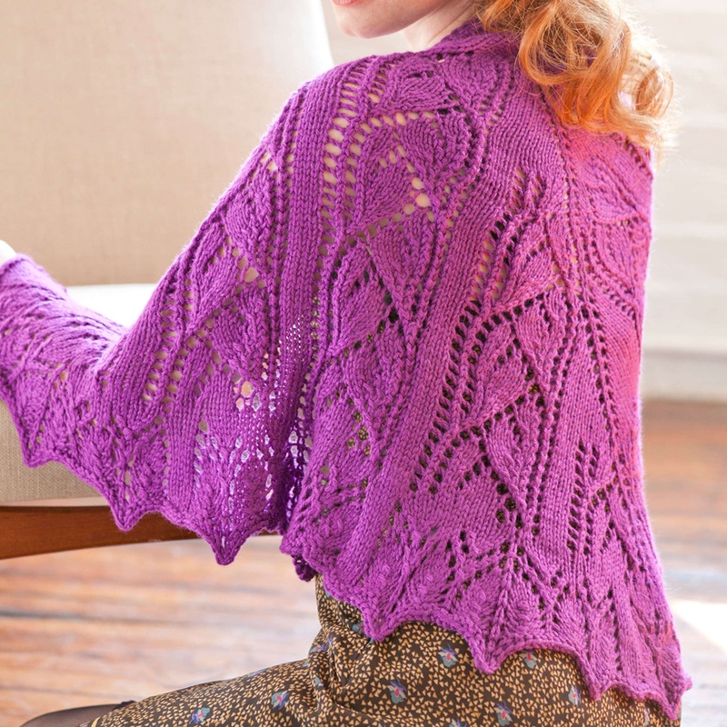 Red Heart Knit Beloved Shawl|Single Size