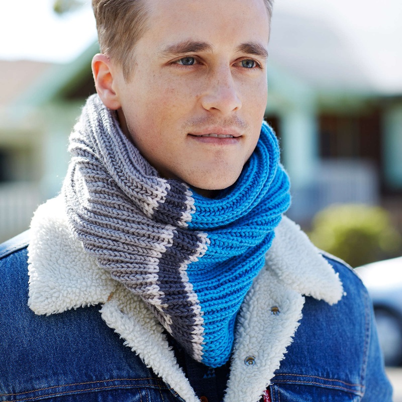 Red Heart Brioche Chic Cowl|Single Size