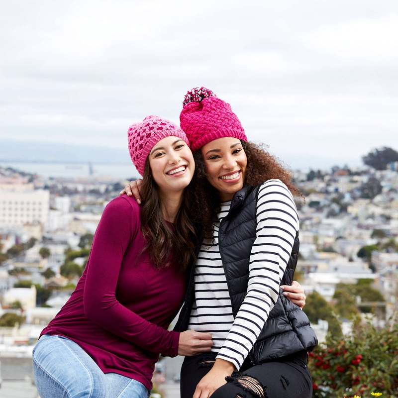 Red Heart Capriciously Chic Hat