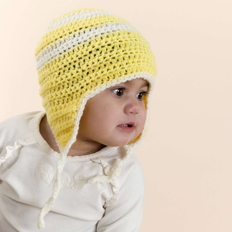 Red Heart Child’s Crochet Earflap Hat