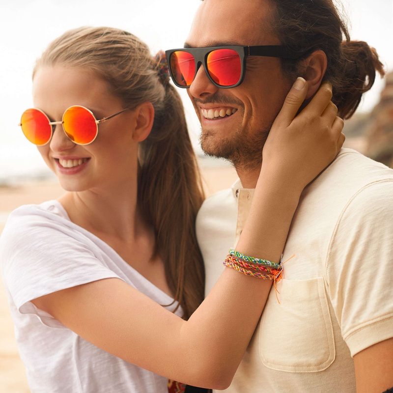 Red Heart Craft Cardboard Loom Bracelet