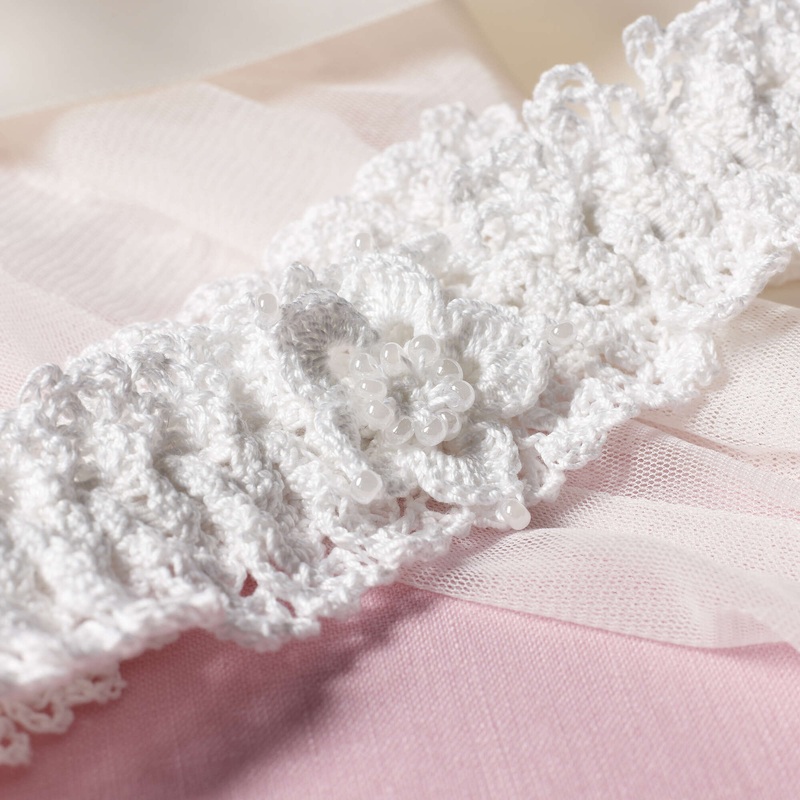 Red Heart Crochet Bridal Garter