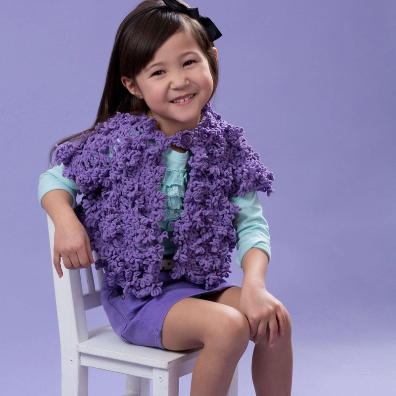 Red Heart Crochet Child’s Diva Vest