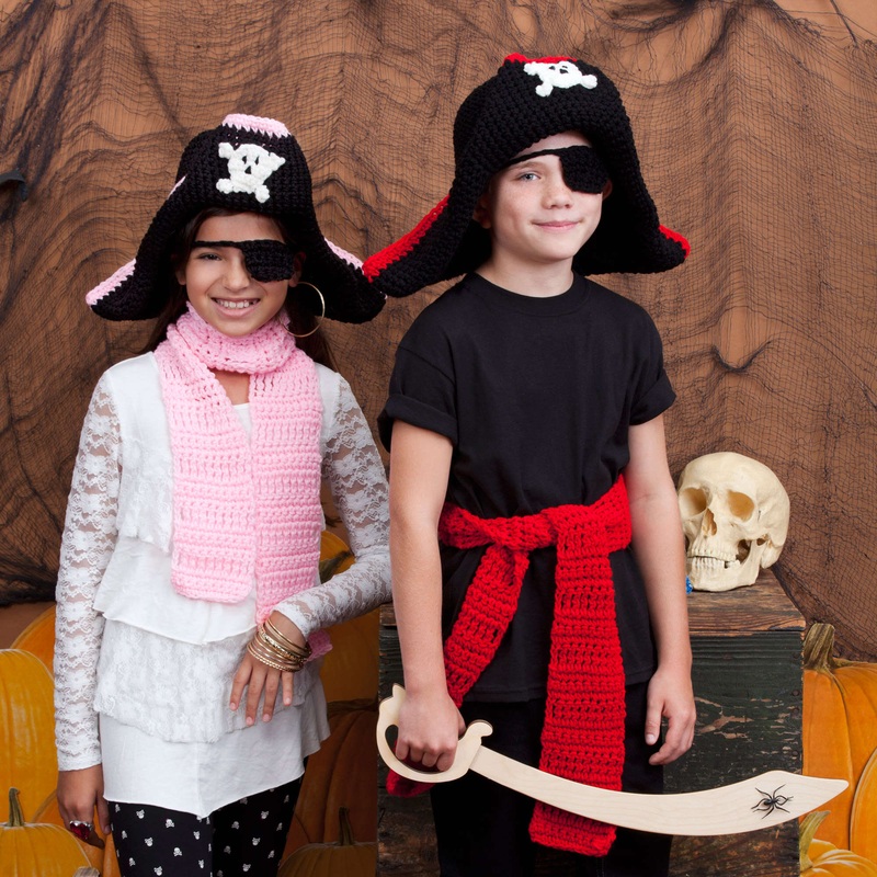 Red Heart Crochet Child’s Pirate Costume