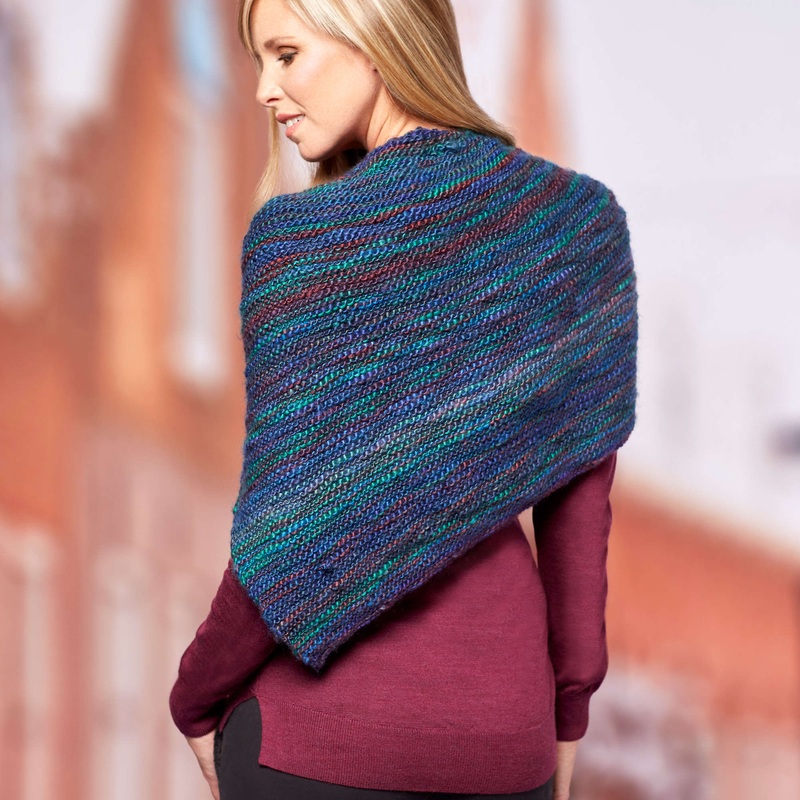 Red Heart Knit Cecilia Shawl|Single Size