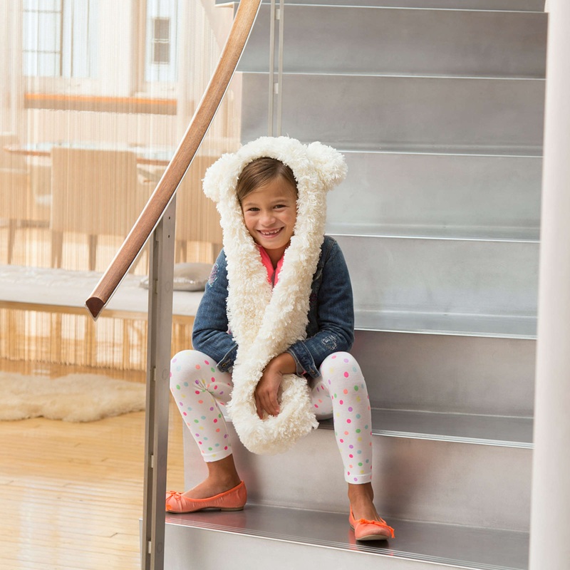 Red Heart Knit Child’s Scoodie