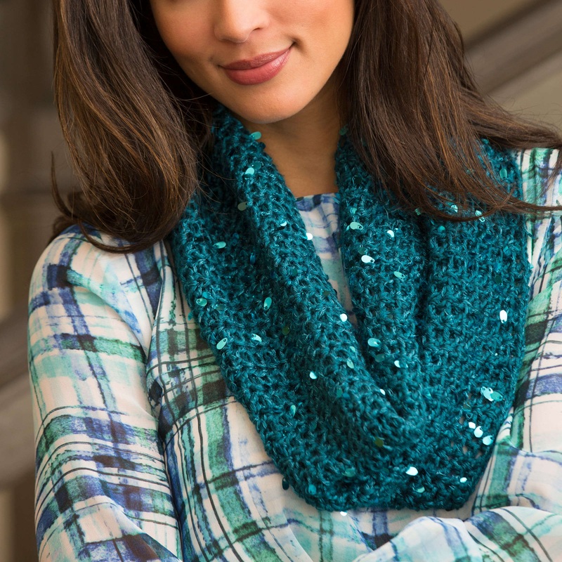 Red Heart Classy Crochet Cowl|Single Size