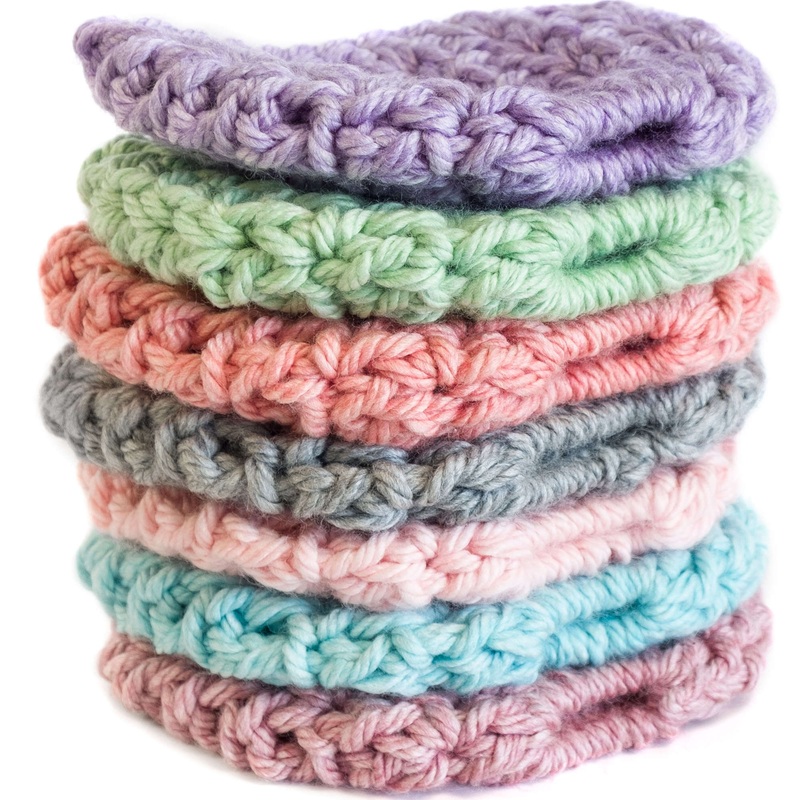 Red Heart Crochet Childs’ Messy Bun Hat