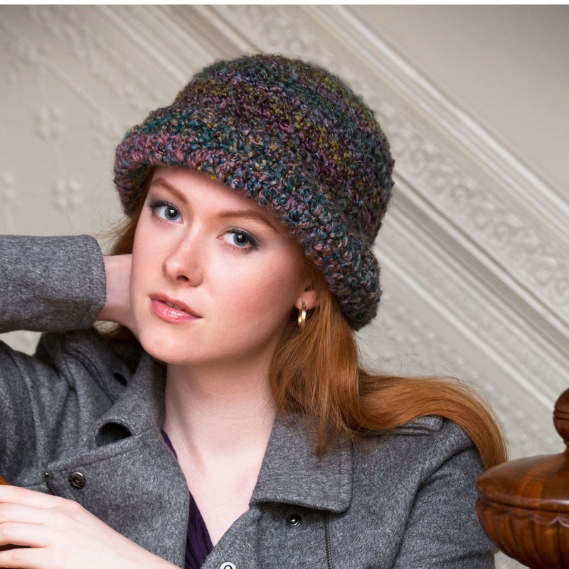 Red Heart Crochet City Sophisticate Hat