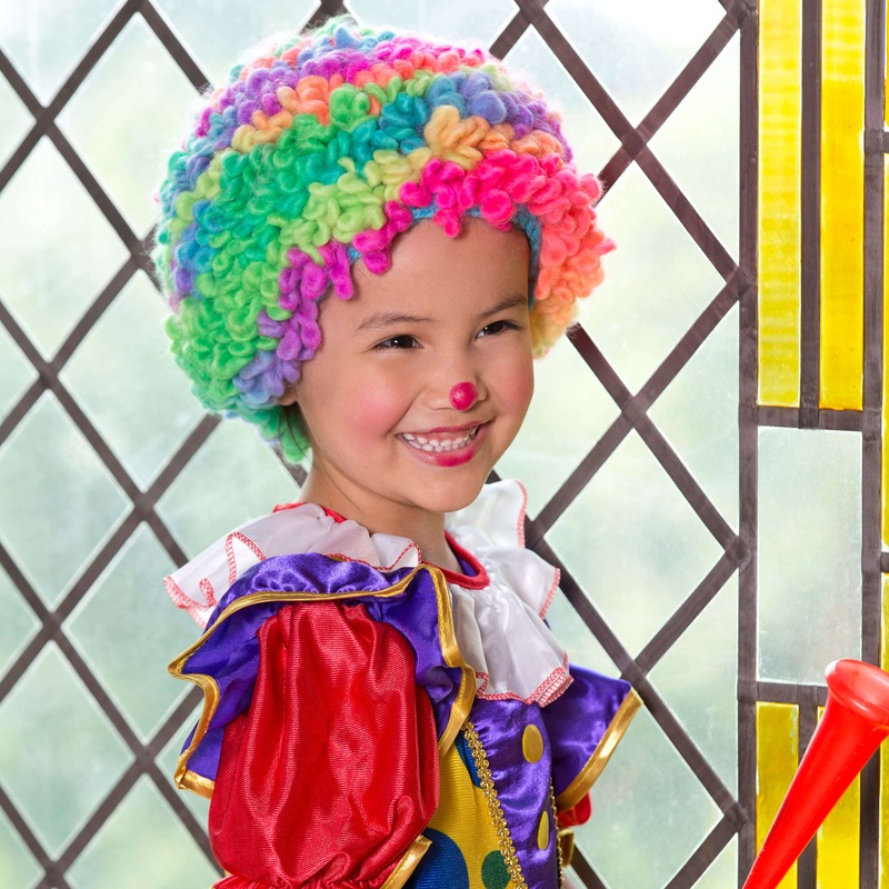 Red Heart Crochet Clowning Around Wig