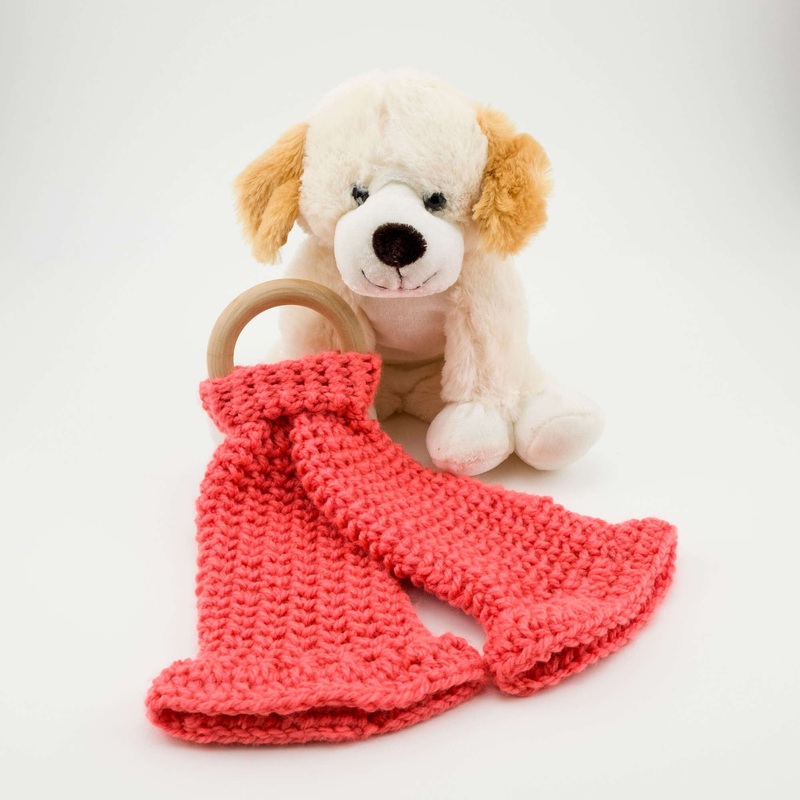 Red Heart Crochet Lovey Teether