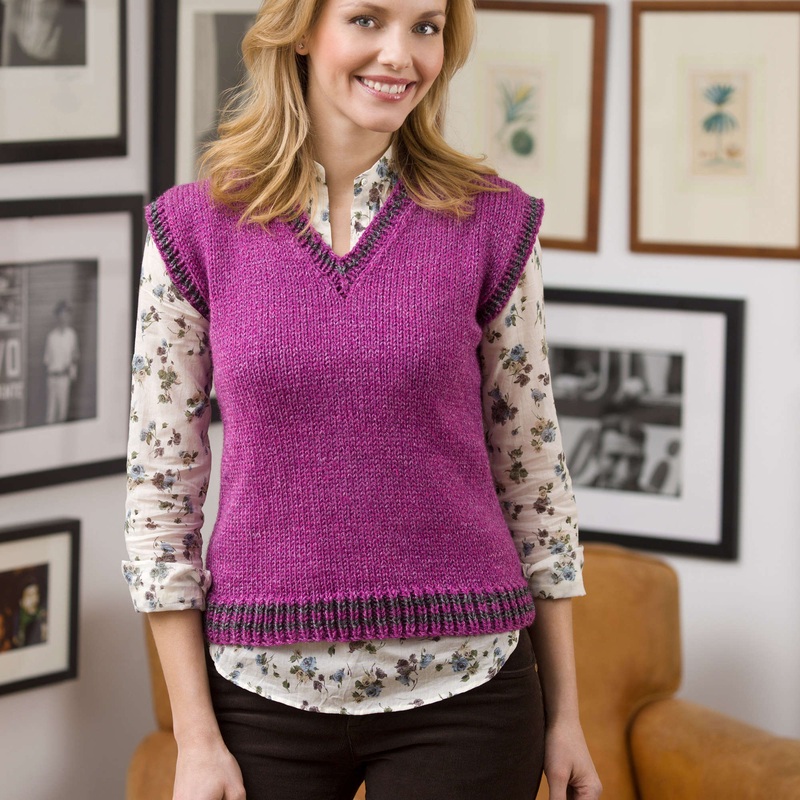Red Heart Knit Classic Vest|2XL|Large|Medium|Small|XL