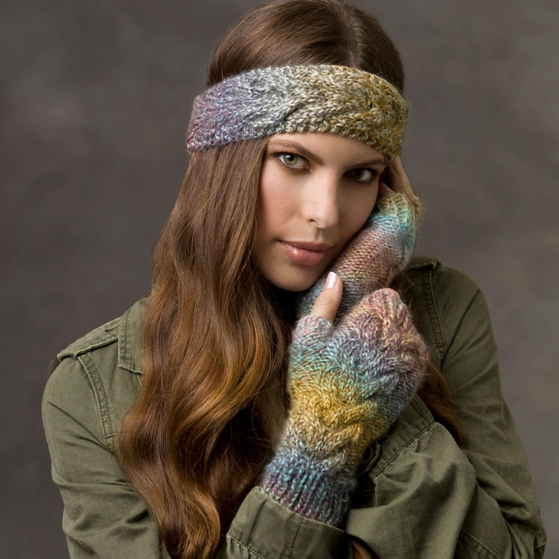 Red Heart Knit Cold Weather Cables Set