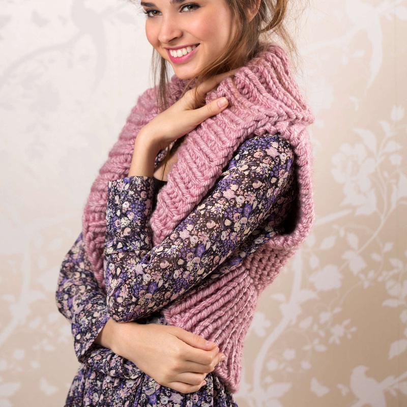 Red Heart Knit Cozy Shrug|2XL|Large|Medium|Small|XL