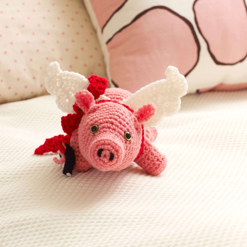 Red Heart Crochet Cu-Pig|Single Size