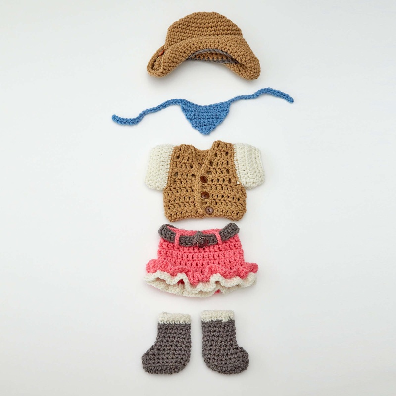 Red Heart Crochet Dollie Cowgirl Partner