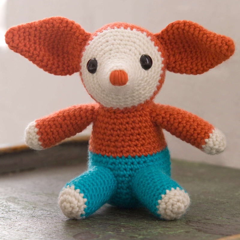 Red Heart Crochet Elmer the Elephant Toy