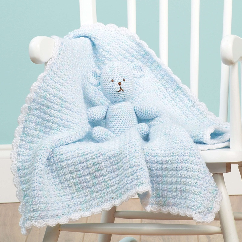 Red Heart Crochet Teddy Lovey|Single Size