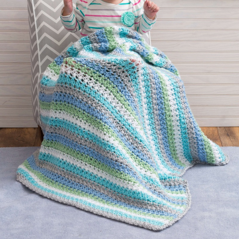 Red Heart Cuddle Me Crochet Blanket