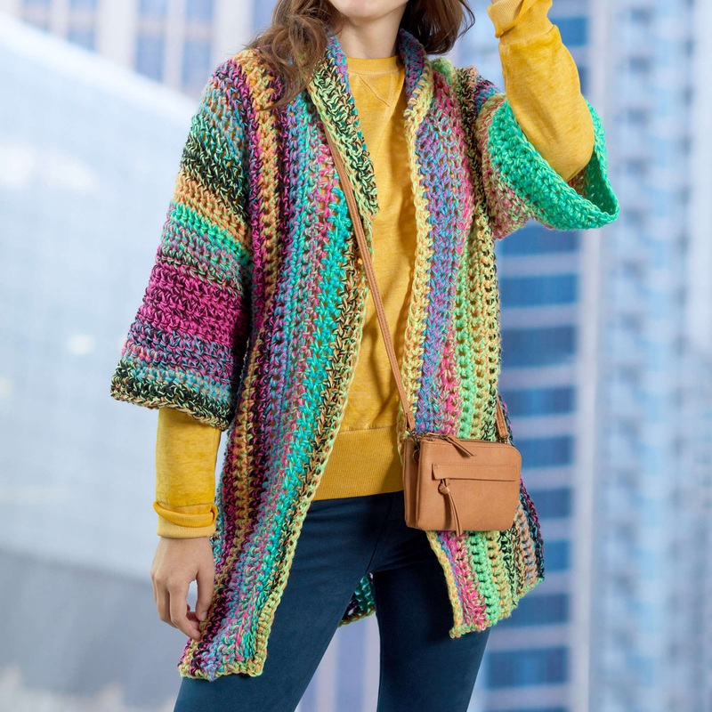 Red Heart Easy-to-Wear Cardigan