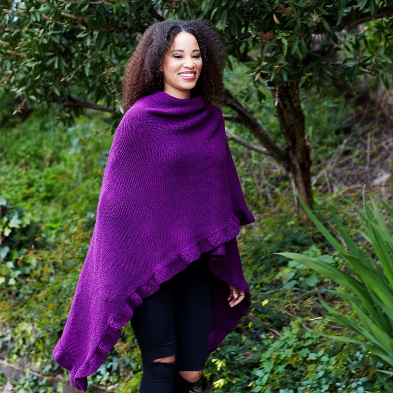 Red Heart Effortlessly Chic Ruana