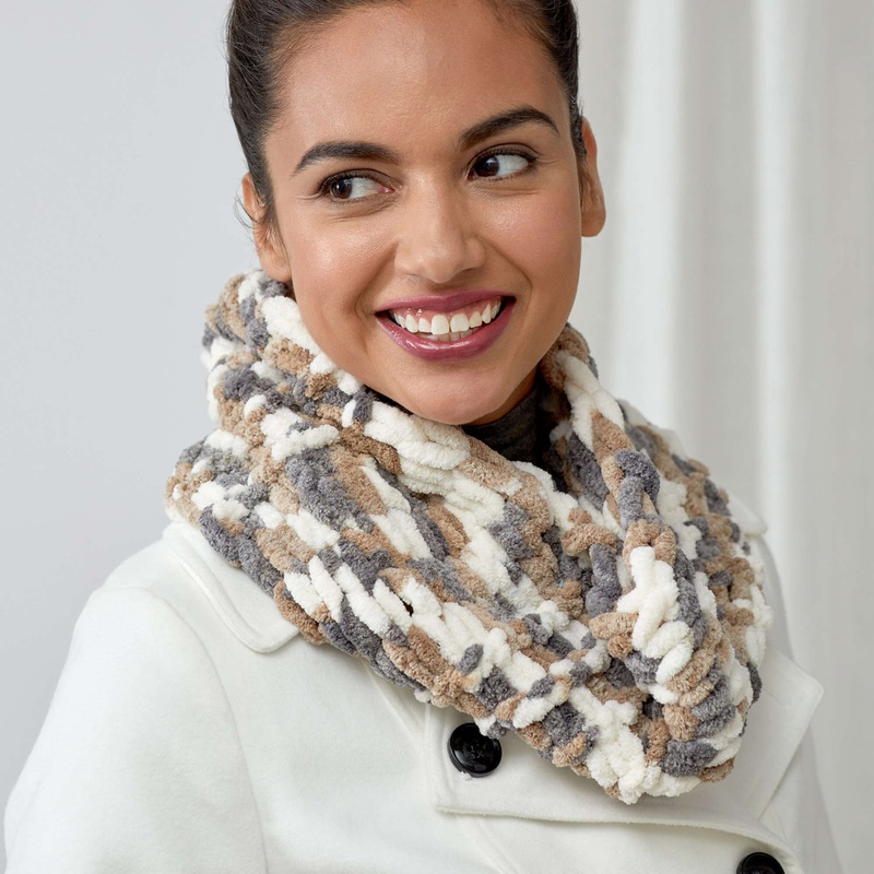 Red Heart Craft Finger Looping Cowl