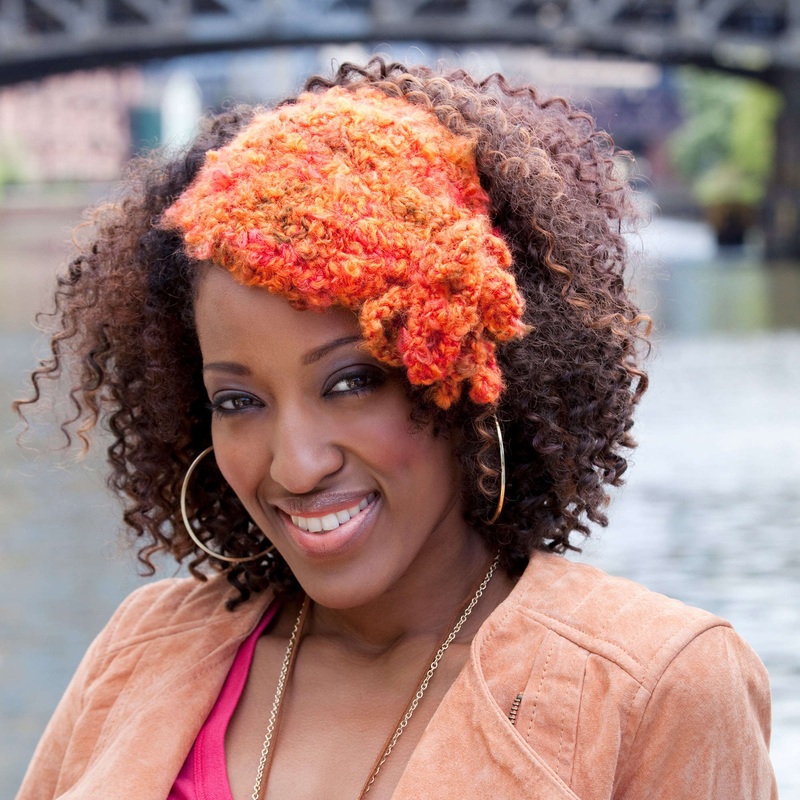 Red Heart Crochet Fascinating Fascinator Hat