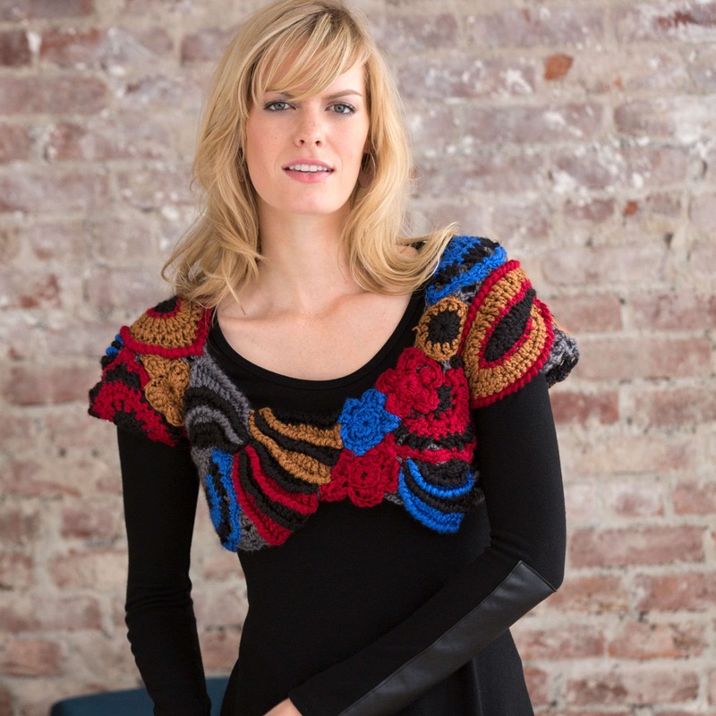 Red Heart Crochet Freeform Cropped Topper