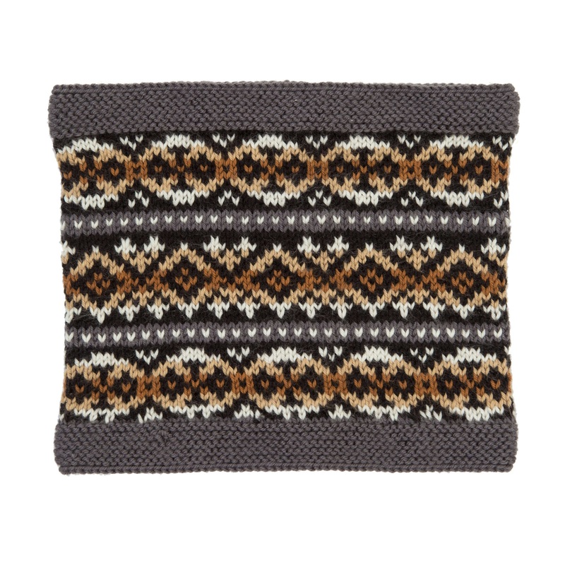 Red Heart Fair Isle Knit Cowl|L/XL|S/M